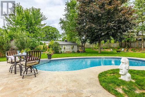 272 Chittick Crescent, Thames Centre (Dorchester), ON - Outdoor With In Ground Pool With Backyard