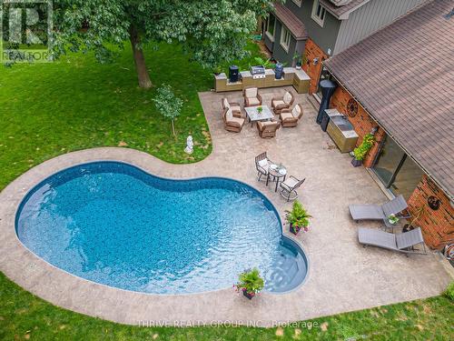 272 Chittick Crescent, Thames Centre (Dorchester), ON - Outdoor With In Ground Pool With Backyard