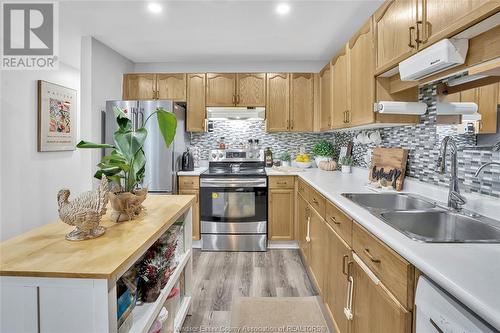 1850 Daytona Unit# 3, Windsor, ON - Indoor Photo Showing Kitchen With Double Sink