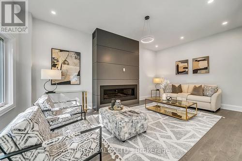 16 Seguin Street, Richmond Hill, ON - Indoor Photo Showing Living Room With Fireplace