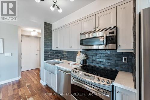 2512 - 155 Legion Road, Toronto, ON - Indoor Photo Showing Kitchen With Stainless Steel Kitchen