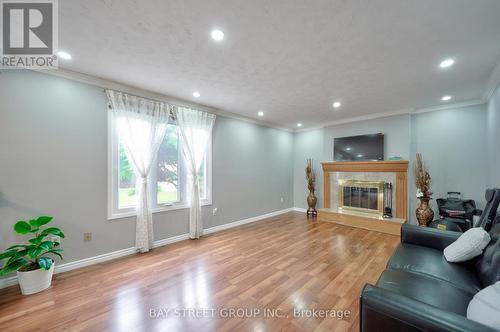 46 Fortura Court, Thorold, ON - Indoor Photo Showing Living Room With Fireplace