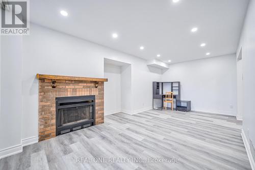 1449 Eddie Shain Drive, Oakville, ON - Indoor Photo Showing Living Room With Fireplace