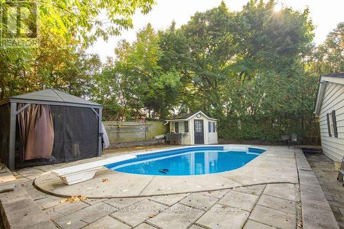 2090 Linmouth Terrace, Burlington, ON - Outdoor With In Ground Pool With Backyard