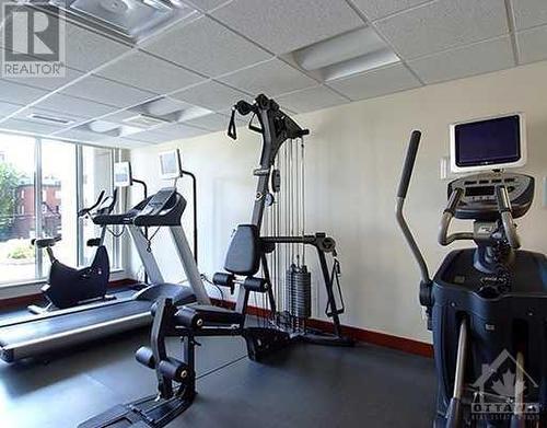 242 Rideau Street Unit#1306, Ottawa, ON - Indoor Photo Showing Gym Room