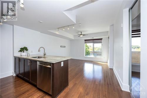 131 Holland Avenue Unit#405, Ottawa, ON - Indoor Photo Showing Kitchen With Double Sink