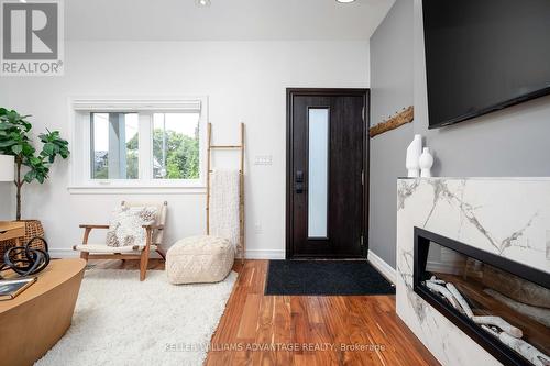 139 Drayton Avenue, Toronto, ON - Indoor With Fireplace