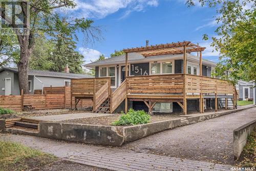 1516 H Avenue N, Saskatoon, SK - Outdoor With Deck Patio Veranda