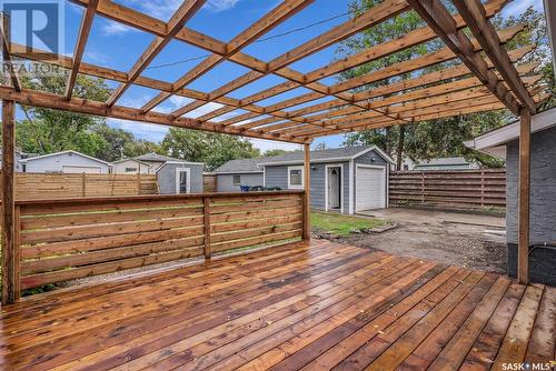 1516 H Avenue N, Saskatoon, SK - Outdoor With Deck Patio Veranda With Exterior