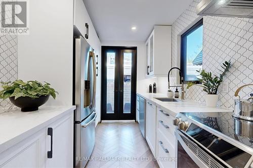 98 Mitchell Avenue, Toronto, ON - Indoor Photo Showing Kitchen With Upgraded Kitchen