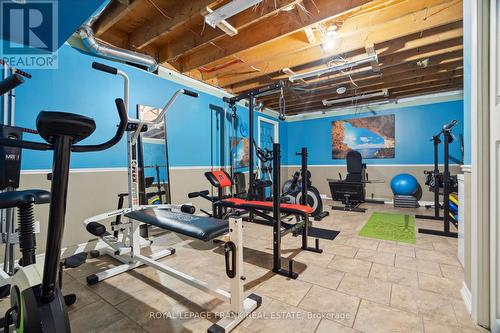 B1695 Highway 48 E, Brock (Beaverton), ON - Indoor Photo Showing Gym Room