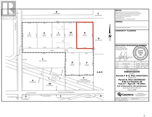 Thorwell Land, Edenwold Rm No. 158, SK 