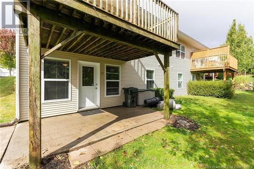 72 Tudor Lane, Saint John, NB - Outdoor With Deck Patio Veranda With Exterior