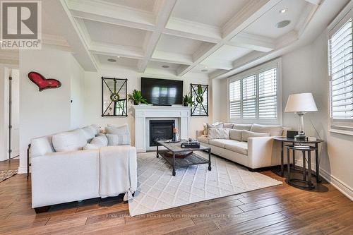 2355 Yolanda Drive, Oakville, ON - Indoor Photo Showing Living Room With Fireplace