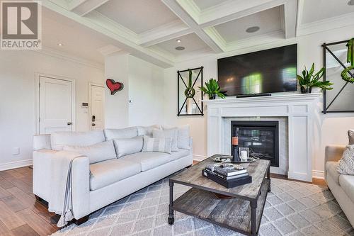 2355 Yolanda Drive, Oakville, ON - Indoor Photo Showing Living Room With Fireplace