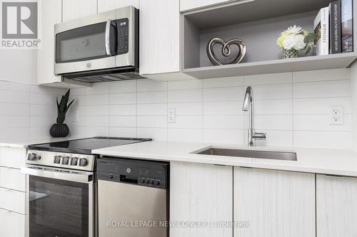 405 - 630 Greenwood Avenue, Toronto, ON - Indoor Photo Showing Kitchen With Upgraded Kitchen