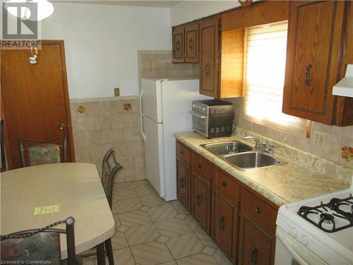 104 Mulberry Street, Hamilton, ON - Indoor Photo Showing Kitchen With Double Sink