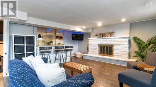 48 Locust Crescent, London, ON - Indoor Photo Showing Living Room With Fireplace