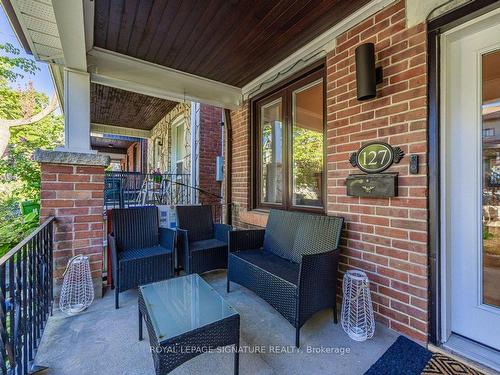 127 Benson Ave, Toronto, ON - Outdoor With Deck Patio Veranda With Exterior