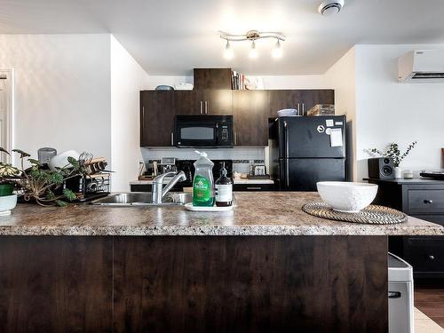 Kitchen - 301-4321 Rue St-Jacques, Montréal (Le Sud-Ouest), QC - Indoor Photo Showing Kitchen With Double Sink