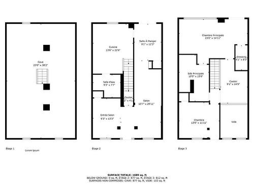 Plan (croquis) - 2334 Rue Montgomery, Montréal (Ville-Marie), QC 