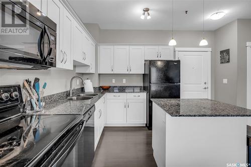 203 710 Hart Road, Saskatoon, SK - Indoor Photo Showing Kitchen With Double Sink