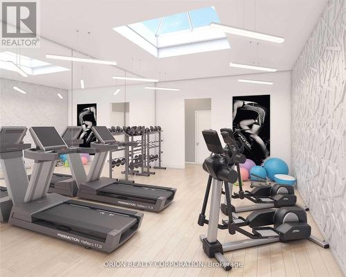 16 - 1455 O'Connor Drive, Toronto, ON - Indoor Photo Showing Gym Room