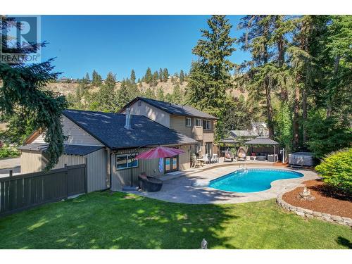 827 Coronado Court, Kelowna, BC - Outdoor With In Ground Pool With Backyard