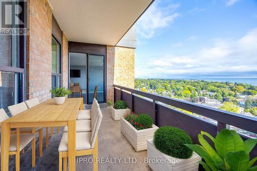 1604 - 3845 Lake Shore Boulevard W, Toronto, ON - Outdoor With Balcony With Exterior