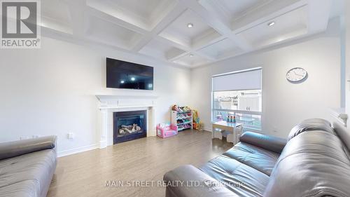 16 Violet Avenue, Georgina, ON - Indoor Photo Showing Living Room With Fireplace