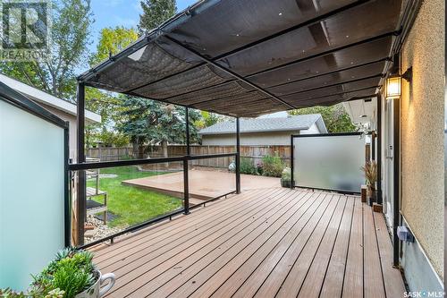 133 Churchill Drive, Saskatoon, SK - Outdoor With Deck Patio Veranda With Exterior