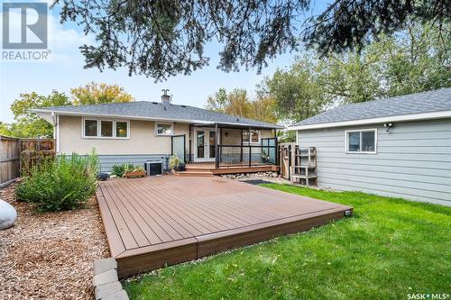 133 Churchill Drive, Saskatoon, SK - Outdoor With Deck Patio Veranda