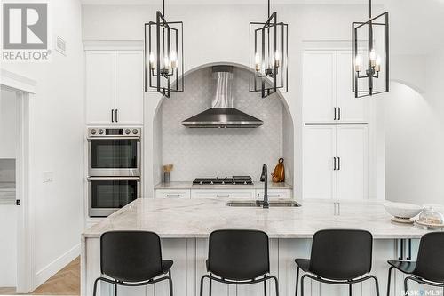 215 Edgemont Crescent, Corman Park Rm No. 344, SK - Indoor Photo Showing Kitchen With Double Sink With Upgraded Kitchen