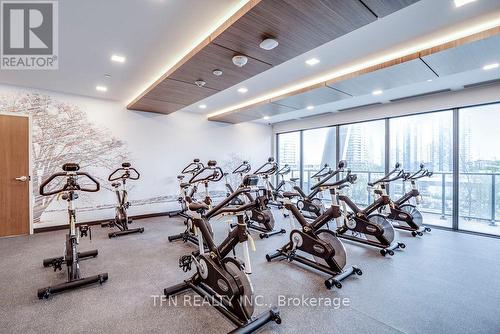 2305 - 20 Shore Breeze Drive, Toronto, ON - Indoor Photo Showing Gym Room