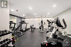 Gym in building. - 