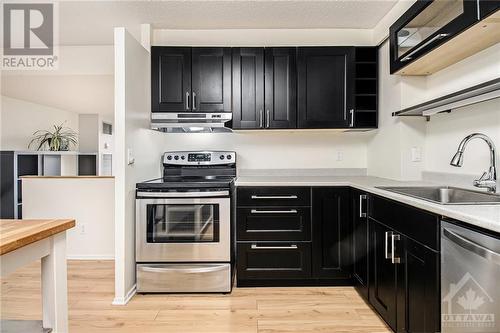 Appliances included. - 1100 Ambleside Drive Unit#607, Ottawa, ON - Indoor Photo Showing Kitchen With Upgraded Kitchen