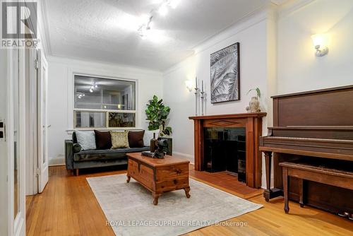 149 Euclid Avenue, Toronto, ON - Indoor Photo Showing Living Room With Fireplace