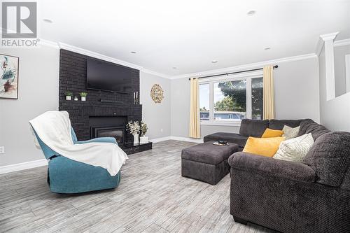 17 Oxford Crescent, Mount Pearl, NL - Indoor Photo Showing Living Room With Fireplace