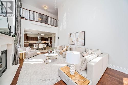 75 Parkheights Trail, King, ON - Indoor Photo Showing Living Room With Fireplace