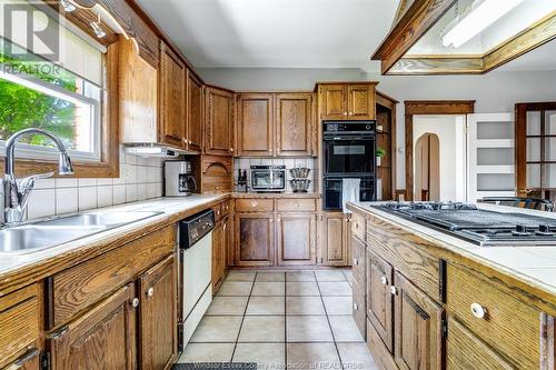 136 Talbot Street West, Leamington, ON - Indoor Photo Showing Kitchen With Double Sink