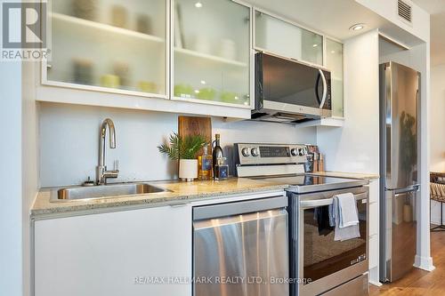 506 - 25 Telegram Mews, Toronto, ON - Indoor Photo Showing Kitchen With Stainless Steel Kitchen