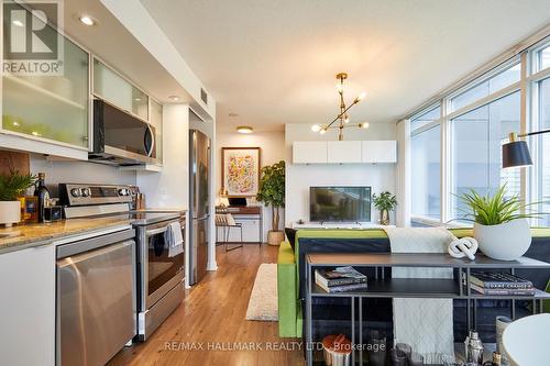 506 - 25 Telegram Mews, Toronto, ON - Indoor Photo Showing Kitchen With Stainless Steel Kitchen