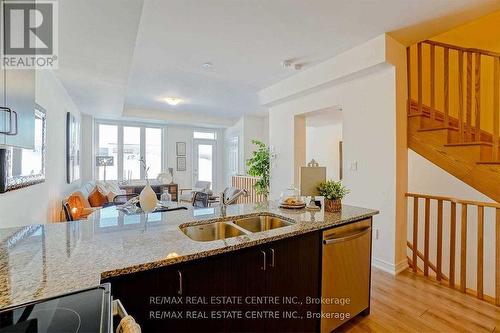 259 Danzatore Path, Oshawa, ON - Indoor Photo Showing Kitchen With Double Sink