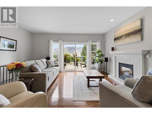 1911 Kechika Street, Kamloops, BC - Indoor Photo Showing Living Room With Fireplace