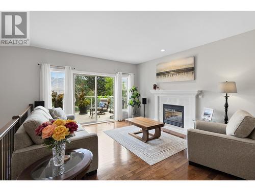 1911 Kechika Street, Kamloops, BC - Indoor Photo Showing Living Room With Fireplace