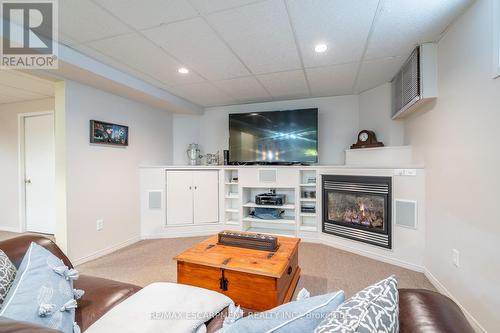 26 Wildan Drive, Hamilton, ON - Indoor Photo Showing Living Room With Fireplace