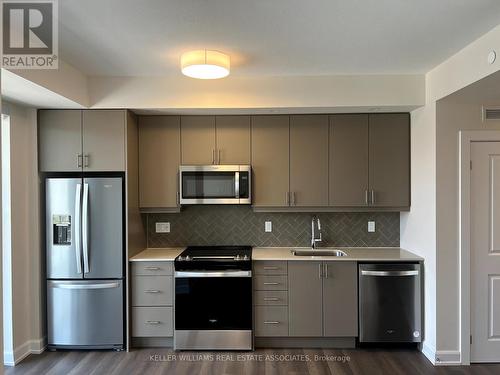 307 - 3200 William Colston Avenue, Oakville, ON - Indoor Photo Showing Kitchen With Stainless Steel Kitchen