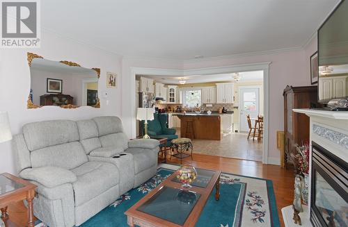 70 Camrose Drive, Paradise, NL - Indoor Photo Showing Living Room With Fireplace