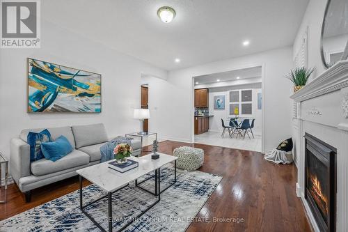 13 Bliss Street, Brampton, ON - Indoor Photo Showing Living Room With Fireplace