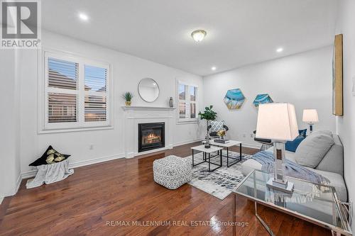 13 Bliss Street, Brampton, ON - Indoor Photo Showing Living Room With Fireplace